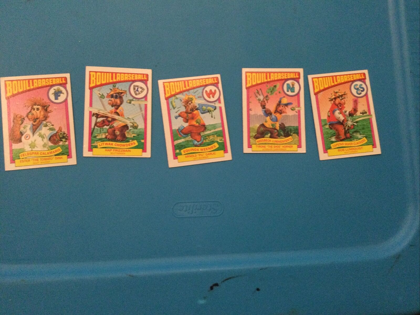 1987 Topps Alf Bouillabaseball Trading Cards Singles Complete your set you pick