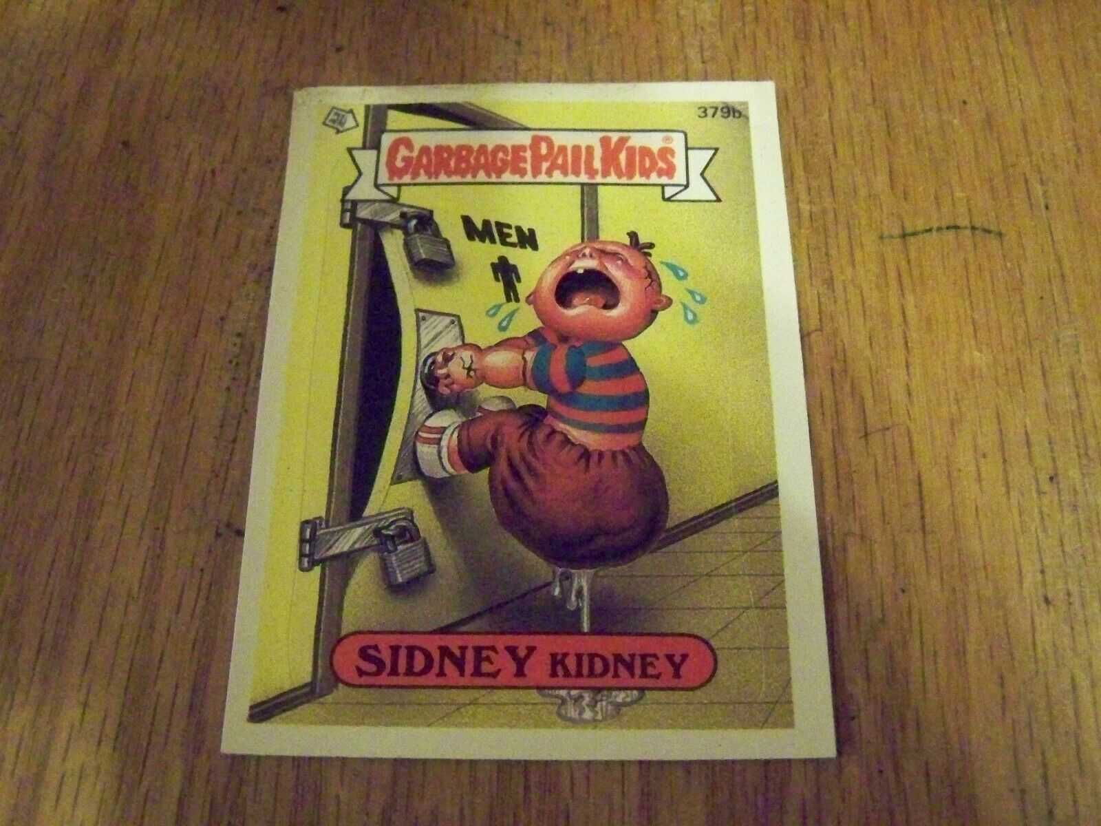 TOPPS GARBAGE PAIL KIDS 1987 SIDNEY KIDNEY TRADING CARD