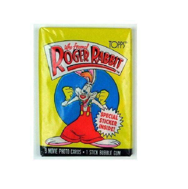 1987 Who Framed Roger Rabbit Wax Pack Trading Cards by Topps -Single Pack