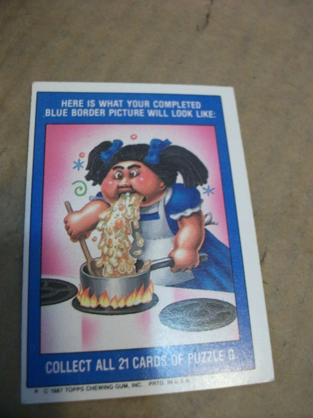 Garbage Pail Kids Sandy Clod 1987 Topps Trading Card 254b+