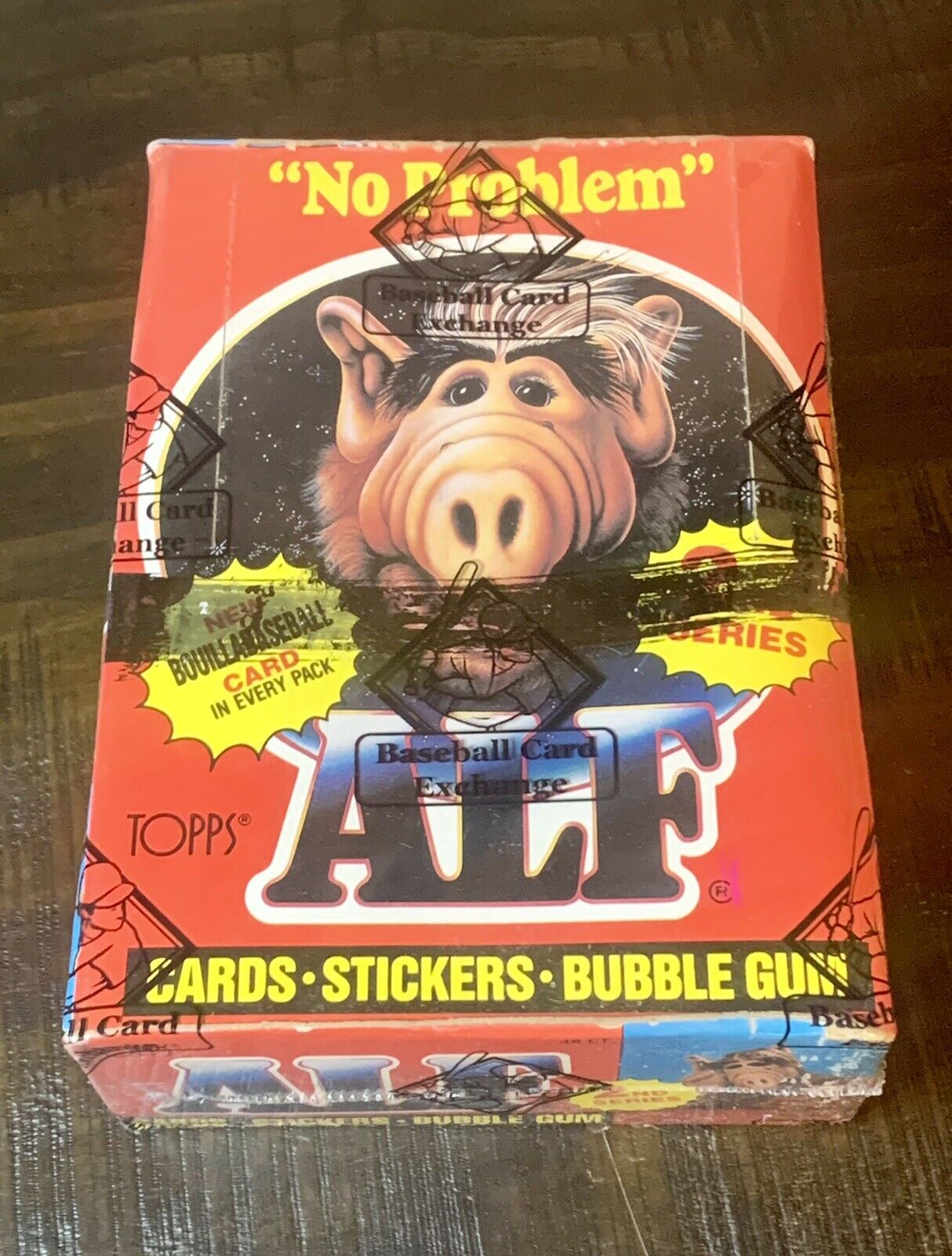 1987 Topps Alf Trading Card Box 2nd Series BBCE