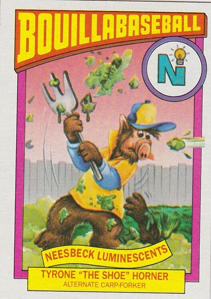 1987 ALF SERIES 1 BOUILLABASBALL SINGLE TRADING CARD #14B