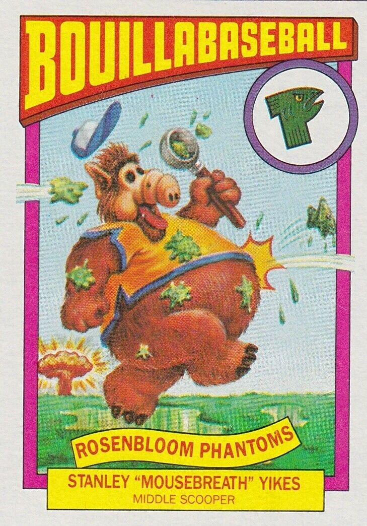 1987 ALF SERIES 1 BOUILLABASBALL SINGLE TRADING CARD #16B