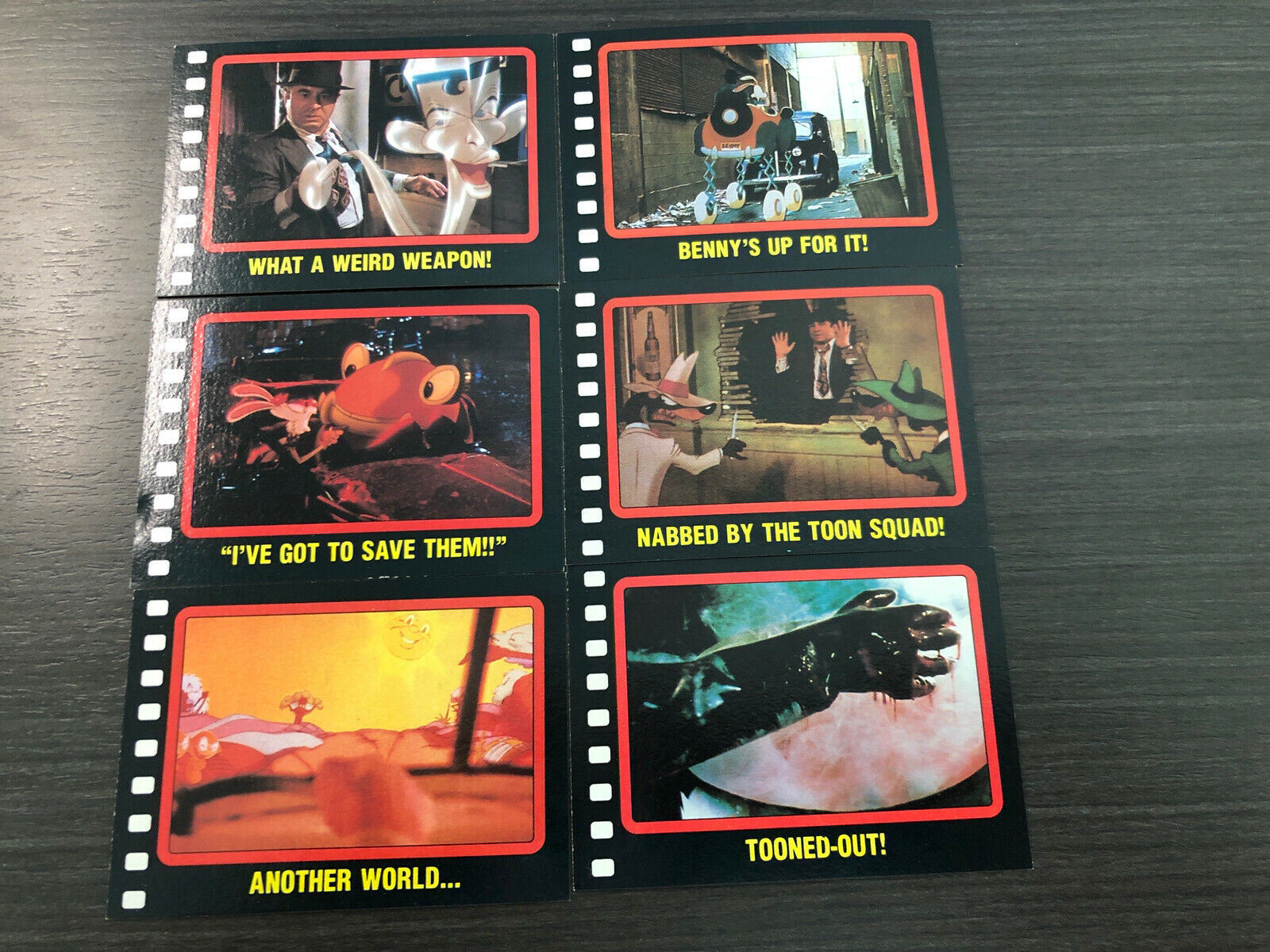 1987 Topps - Who Framed Roger Rabbit Trading Cards -   Lot of 10 Cards
