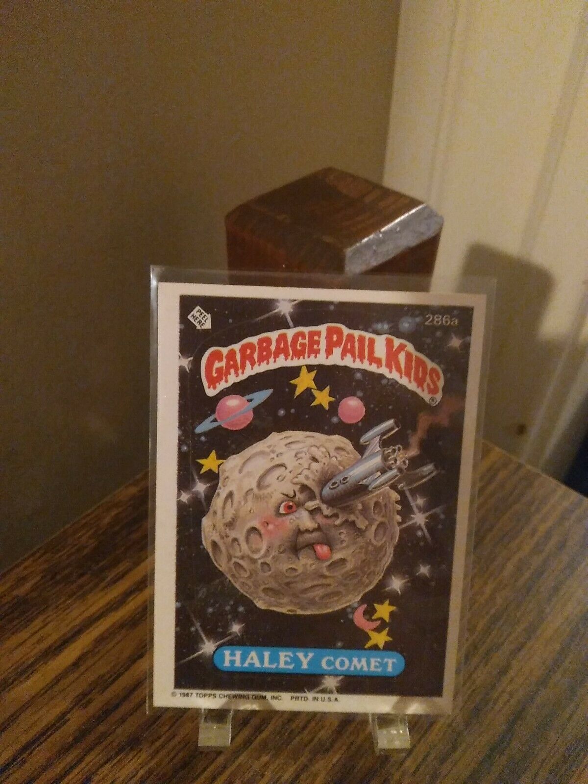 Vtg Garbage Pail Kids ~ Haley Comet 286a ~ 1987 Sticker Trading Card-MINT!
