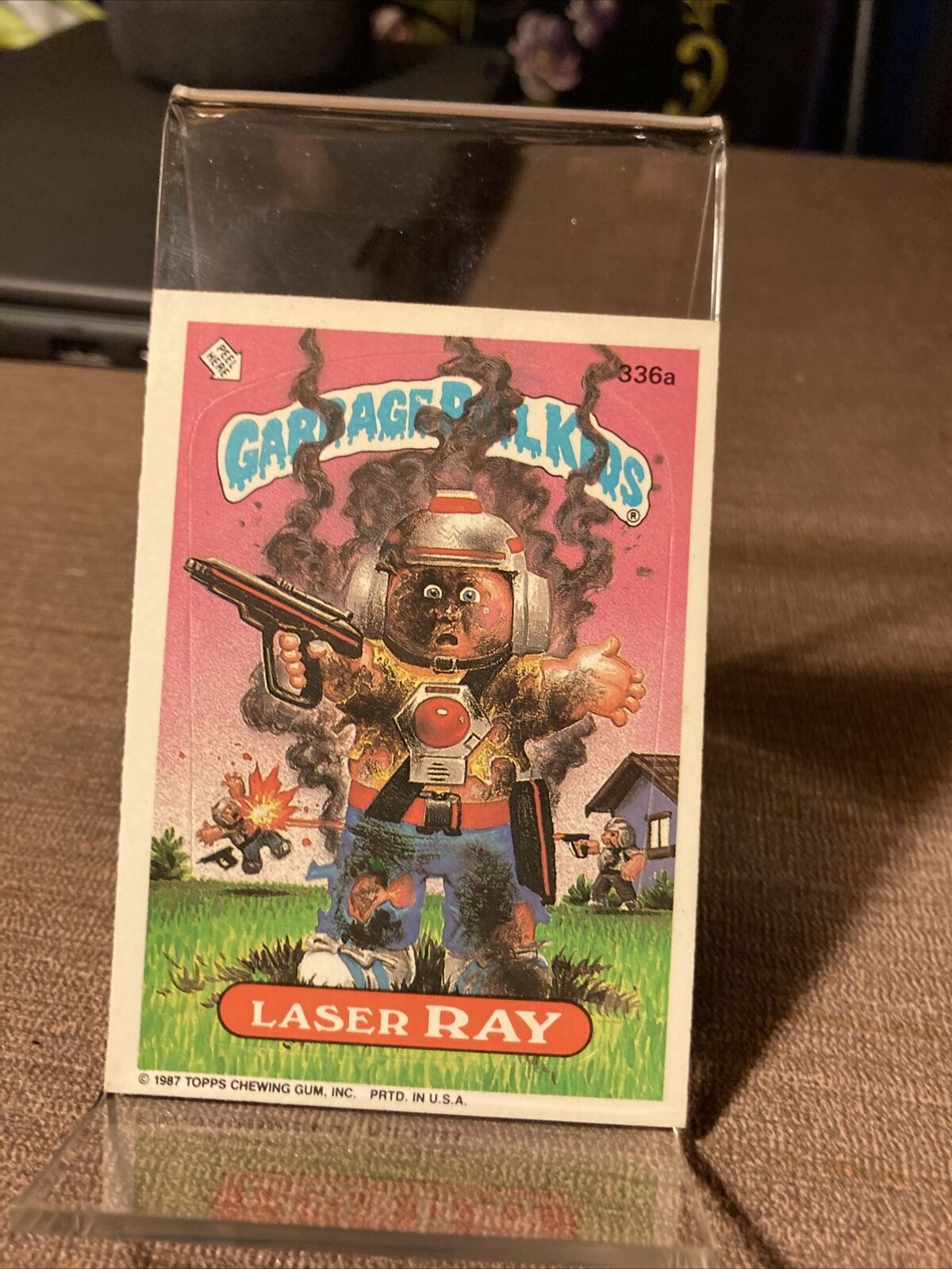 VINTAGE! 1987 Topps Garbage Pail Kids Trading Card #336a-Laser Ray