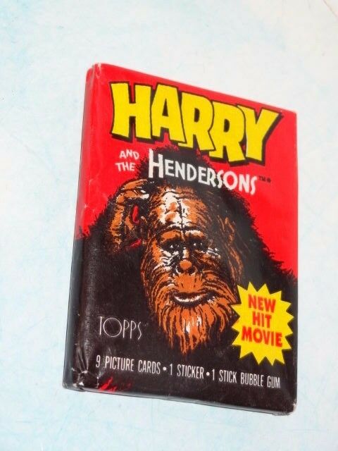 RARE Topps Chewing Gum Company Harry & The Hendersons Trading Cards Pack Sealed