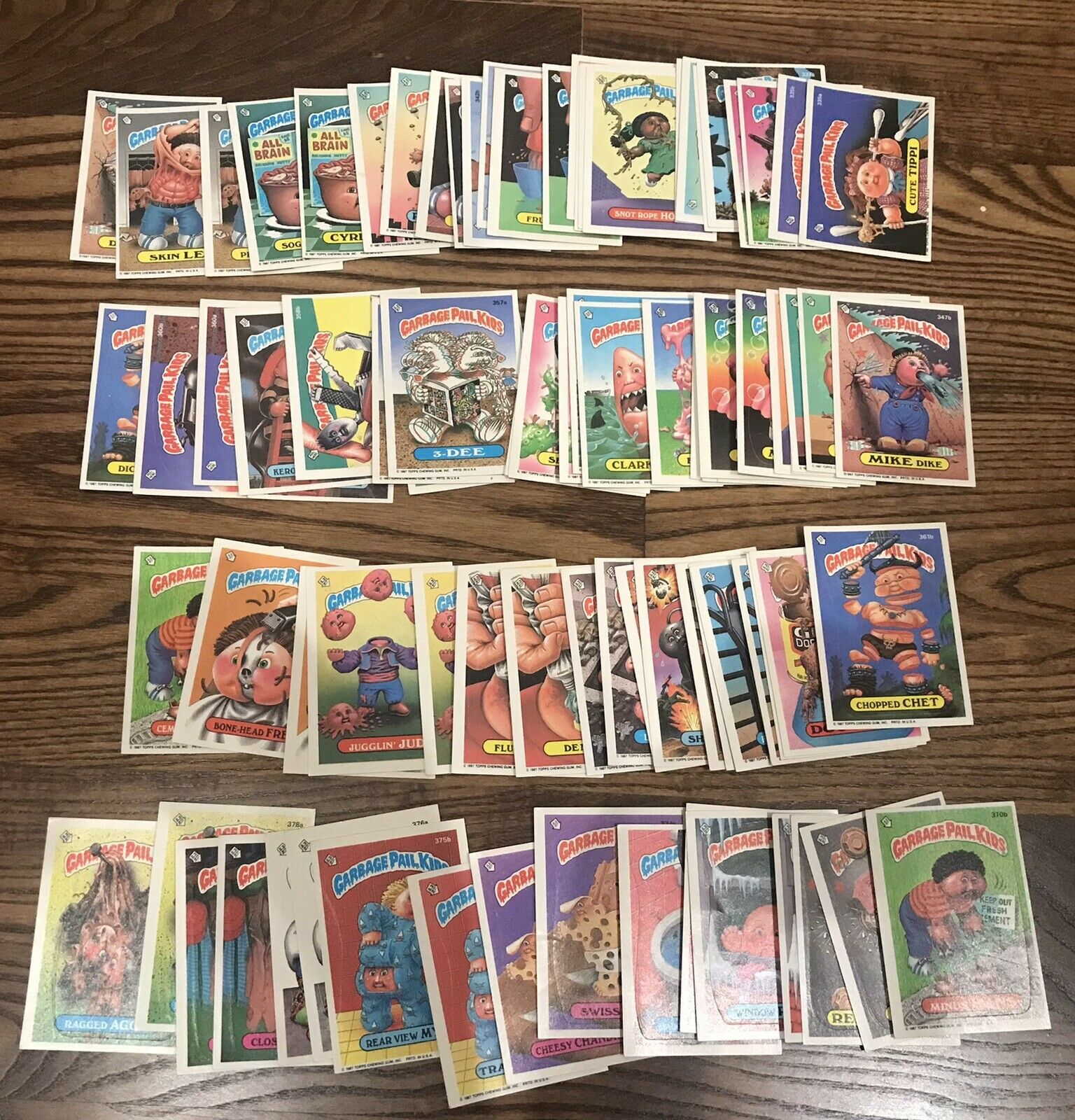 1987 Garbage Pail Kids OS9 Series 9 Complete 88 Card Set GPK Topps Trading Cards