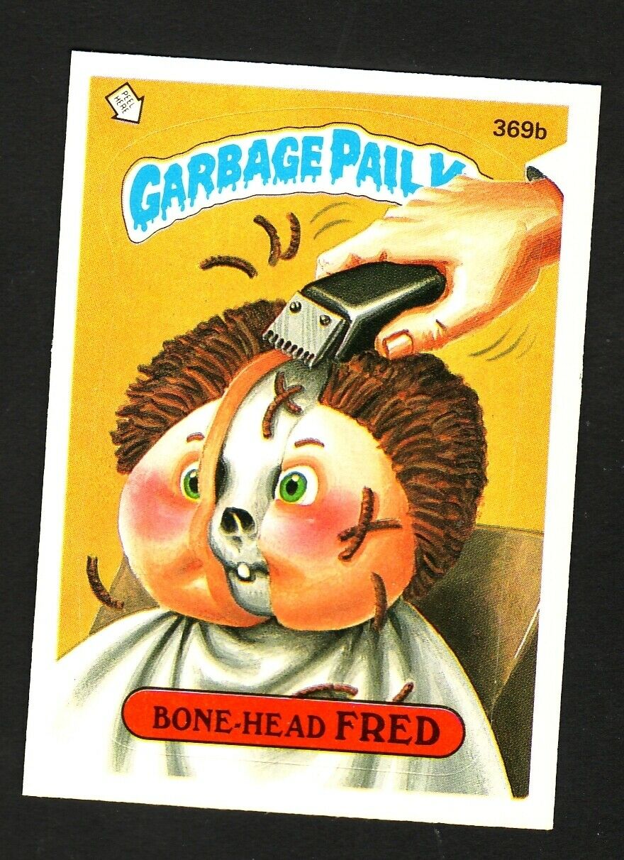 GARBAGE PAIL KIDS SERIES 9 1987 TOPPS TRADING CARD 369B BONE-HEAD FRED