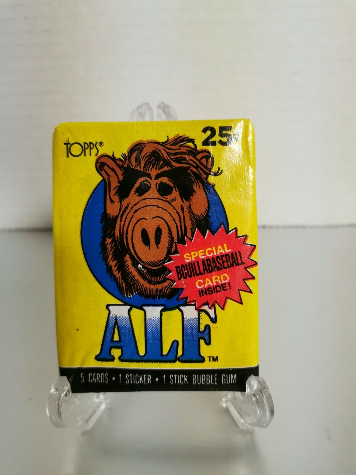ALF Series 1 Vintage Trading Cards ONE Wax Pack 1987 from open box