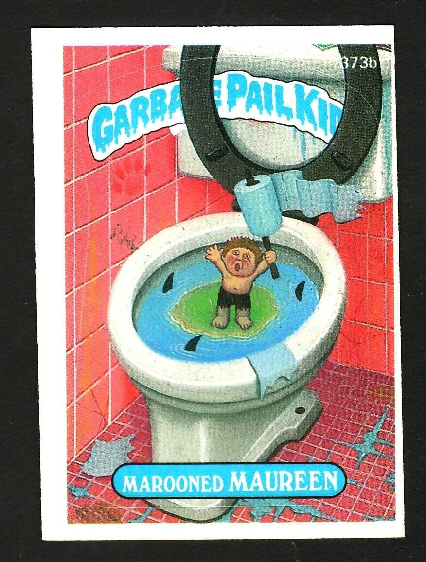 GARBAGE PAIL KIDS SERIES 9 1987 TOPPS TRADING CARD 373B MAROONED MAUREEN
